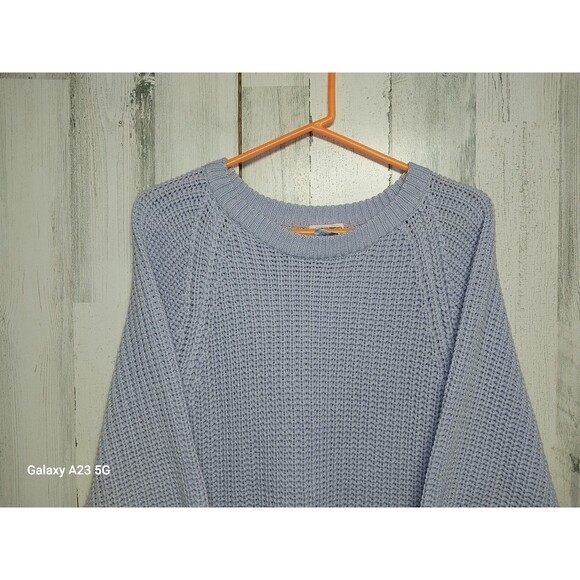 Vintage Cherry Stix Lavender Oversized Sweater Size Small 80s - Picture 3 of 7